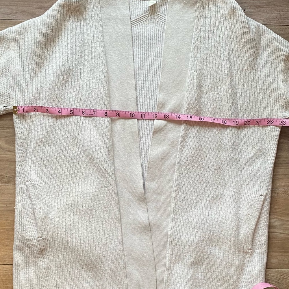 Lululemon Merino Wool Blend Ribbed Long Wrap Sweater - Picture 4 of 7